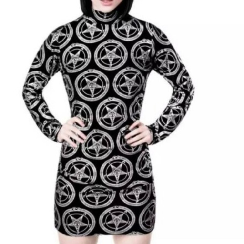 Killstar Baphomet Bodycon Dress